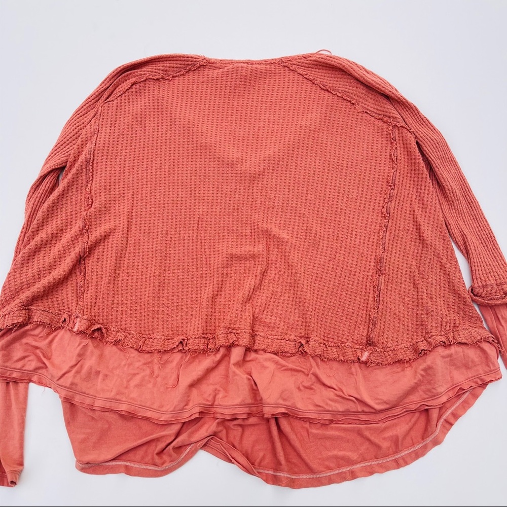 Free People Slouchy  Laguna Thermal Top | SZ M - Picture 8 of 10